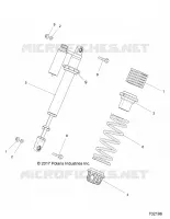 SUSPENSION, AMORTISSEUR AVANT MOUNTING