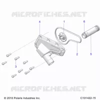 MOTEUR, WATERPUMP IMPELLER AND COVER
