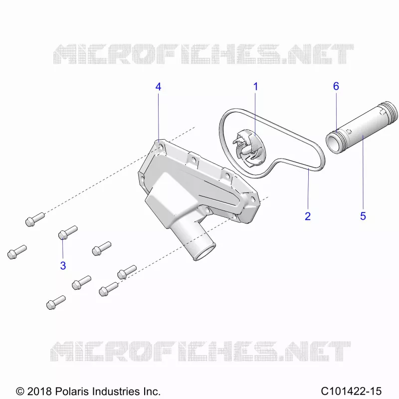 MOTEUR, WATERPUMP IMPELLER AND COVER