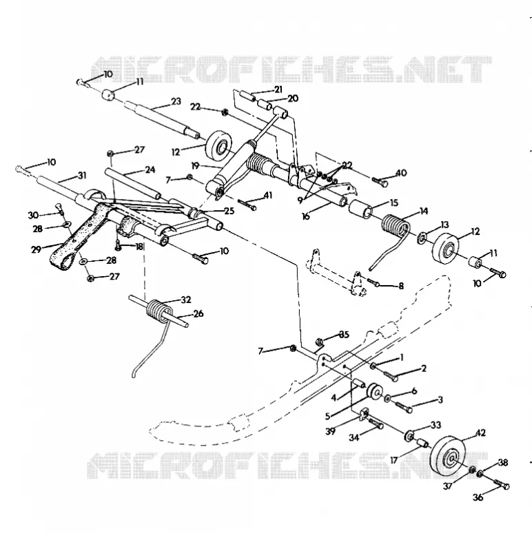FRONT/BRAS DE SUSPENSION ARRIERE INDY LITE/STAR LITE (4921332133015A)