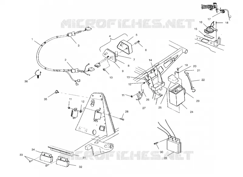 ELECTRICITE/FEU ARRIERE