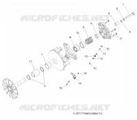 SYSTÈME DE TRANSMISSION, PRIMARY CLUTCH