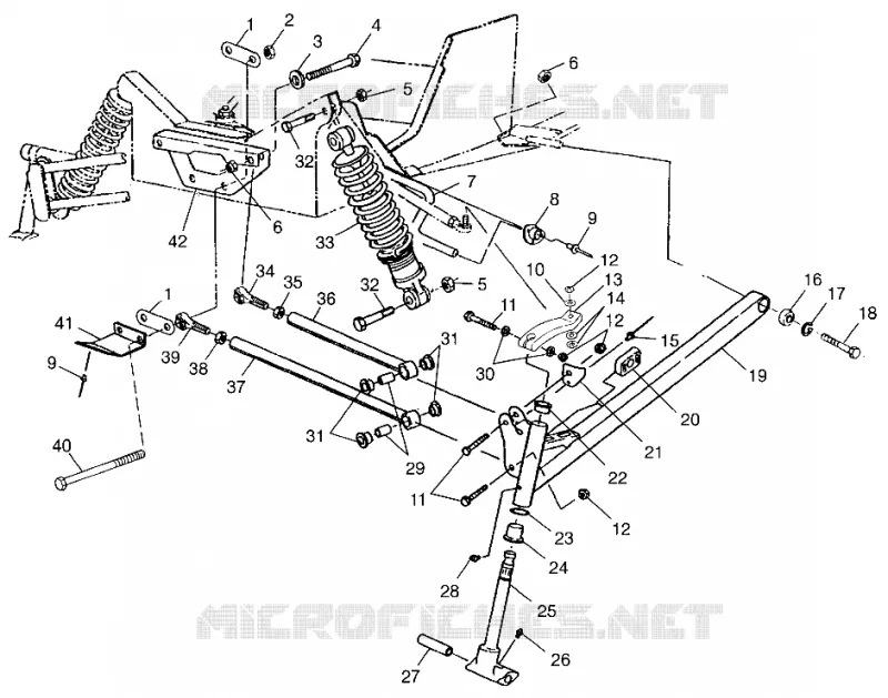 SUSPENSION AVANT 440 XCR 0971660 (4937893789B001)