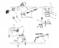 ALLUMAGE ET FAISCEAU ELECTRIQUE CLASSIC TOURING 0963365 and EUROPEAN CLASSIC TOUR (4933623362A010)