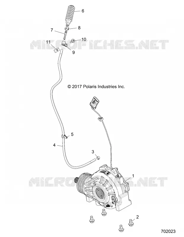 DRIVE TRAIN, FRONT SUPPORT PONT