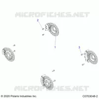 ETRIER DE FREIN MOUNTING AND ROTORS