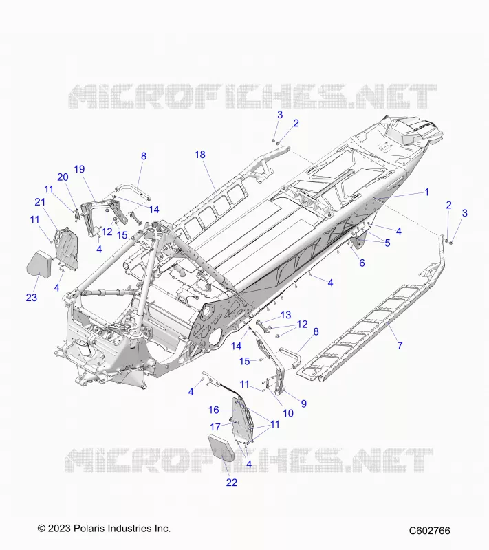 CHASSIS, FOOTRESTS, AND RUNNING BOARDS