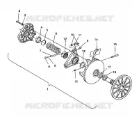 EMBRAYAGE DE TRANSMISSION ASSEMBLY STORM/0932770 AND STORM SKS/0932570 (4923032303023A)