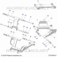 SUSPENSION ARRIERE CONTROL ARMS
