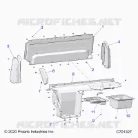 CARROSSERIE ARRIERE CLOSEOFF, AND FENDERS