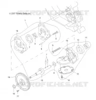 MOTEUR, OIL SYSTEM and POMPE A HUILE