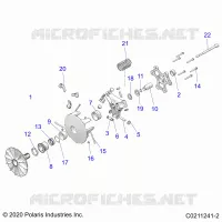 SYSTÃˆME DE TRANSMISSION, PRIMARY CLUTCH