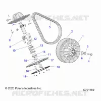 SYSTÃˆME DE TRANSMISSION, SECONDARY CLUTCH