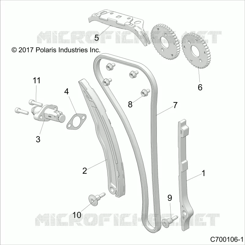 CHAINE DE DISTRIBUTION AND TENSIONER