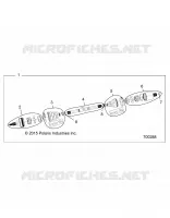 DRIVE TRAIN, HALF ARBRE DE TRANSMISSION ARRIERE