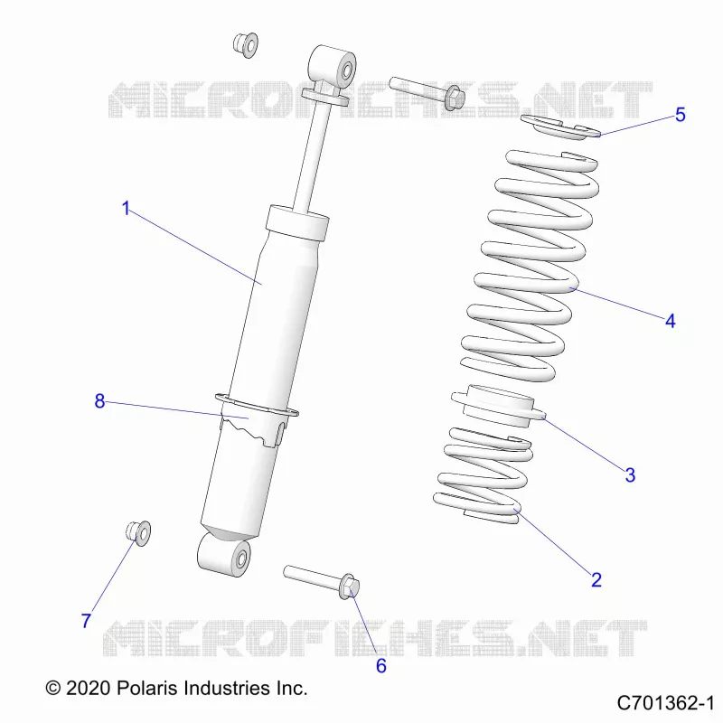 SUSPENSION ARRIERE SHOCK
