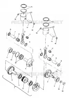 PISTON ET VILEBREQUIN   500 AND 500 CLASSIC (4921252125045A)