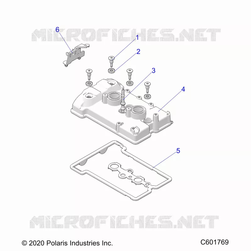 ENGINE, COUVERCLE SOUPAPE