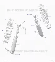 SUSPENSION ARRIERE SHOCK AND MOUNTING