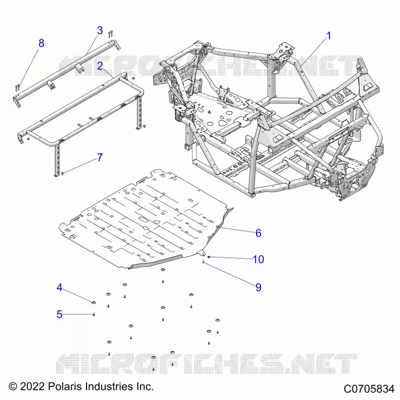 CHASSIS, MAIN CADRE