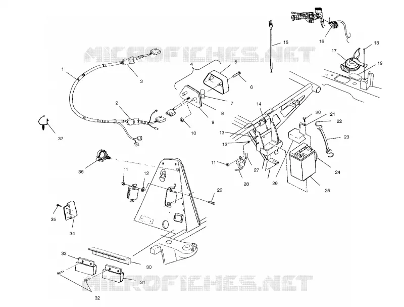 ELECTRICITE/FEU ARRIERE