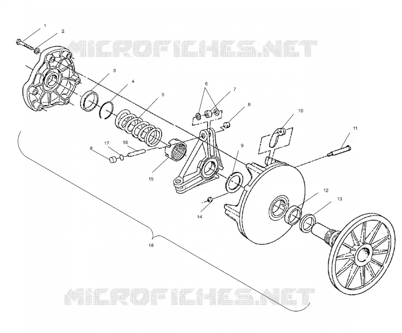 EMBRAYAGE DE TRANSMISSION