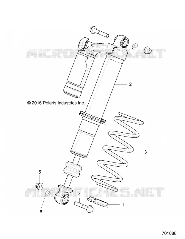 SUSPENSION AVANT SHOCK MOUNTING