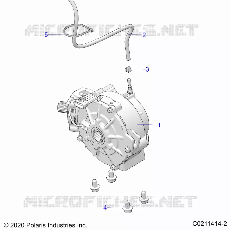 SYSTÃˆME DE TRANSMISSION, FRONT GEARCASE MOUNTING