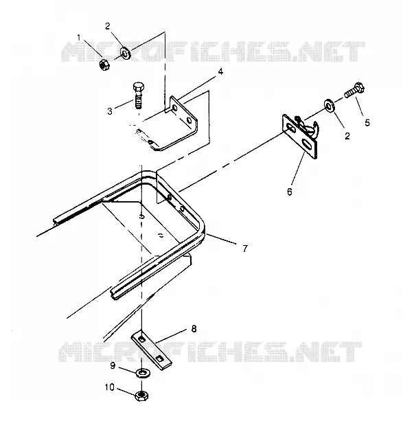 HITCH ASSEMBLY  EUROPEAN 500 EFI SKS E952574 (4929052905A013)