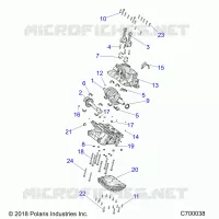 CARTERS MOTEUR AND CRANKSHAFT