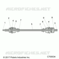 SYSTEME DE TRANSMISSION, FRONT HALF SHAFT