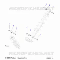 SUSPENSION, SUPPORT AMORTISSEUR , REAR SUSP.