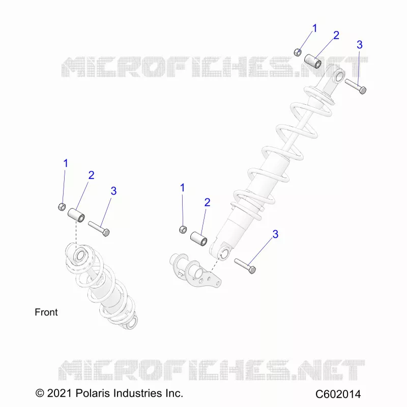 SUSPENSION, SUPPORT AMORTISSEUR , REAR SUSP.