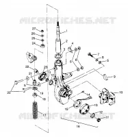 JAMBE DE FORCE AVANT Scrambler W967840 (4935823582B005)