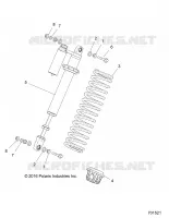 SUSPENSION, AMORTISSEUR AVANT MOUNTING