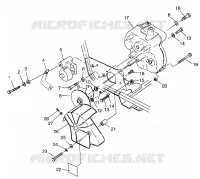 SUPPORT PONT ET FREIN Trail Boss W97AA25C (4940574057B013)