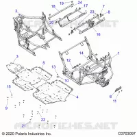CHASSIS, MAIN FRAME AND SKID PLATES
