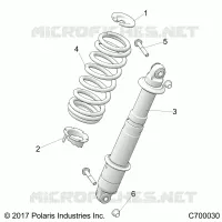 SUSPENSION ARRIERE SHOCK MOUNTING