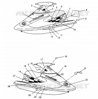 EMBLEMES  SLX 780 B954287 (4933953395A007)