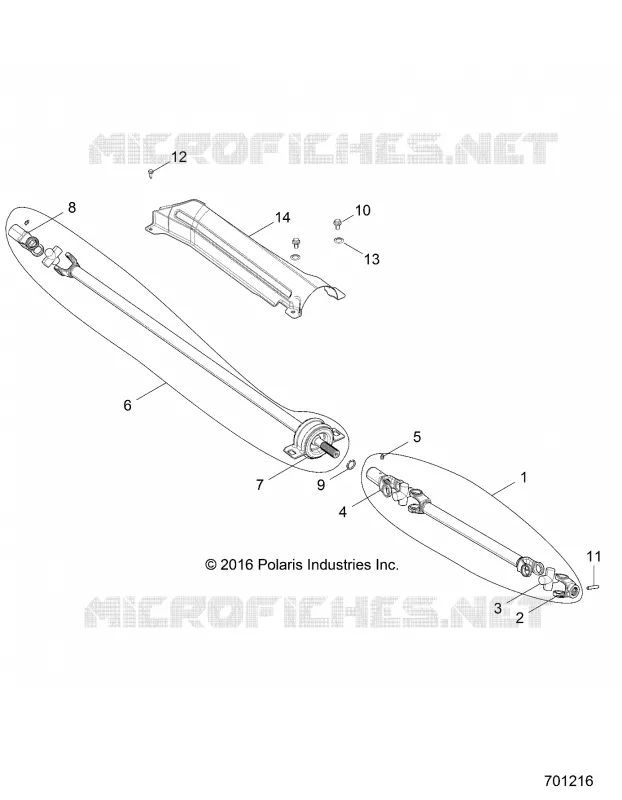 SYSTEME DE TRANSMISSION, PROP SHAFT