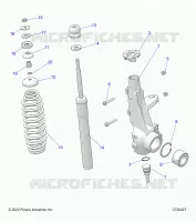 SUSPENSION, JAMBE DE FORCE AVANT
