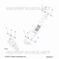 SUSPENSION, SUPPORT AMORTISSEUR , REAR SUSP.