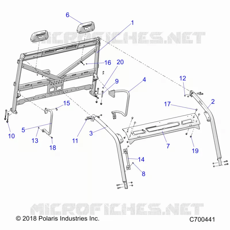 CHASSIS, CAB CADRE