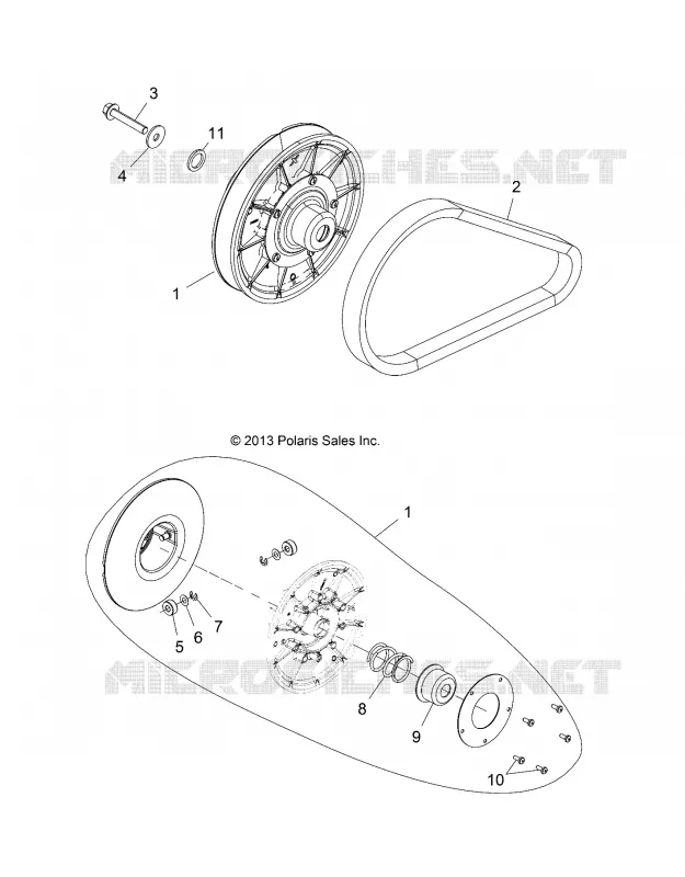 SYSTÈME DE TRANSMISSION, CLUTCH, SECONDARY
