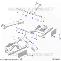 SUSPENSION ARRIERE CONTROL ARMS
