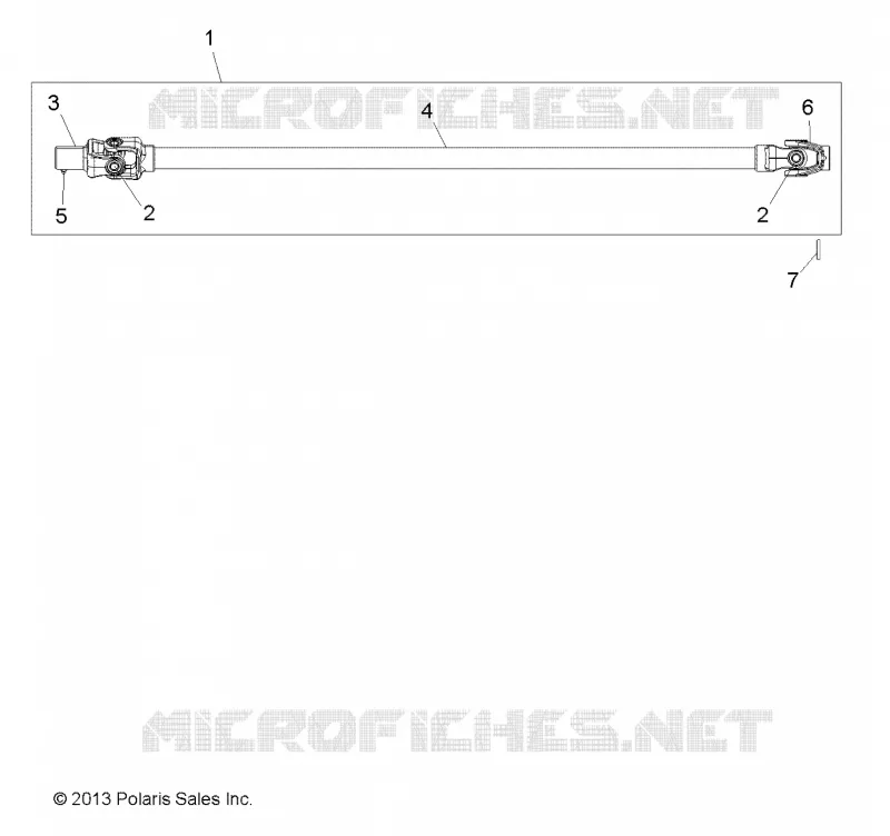 DRIVE TRAIN, FRONT ARBRE DE TRANSMISSION
