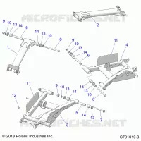 SUSPENSION ARRIERE CONTROL ARMS