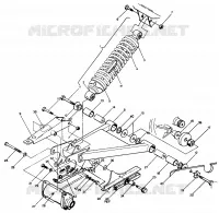 SWING ARM WELDMENT   AMORTISSEUR ARRIERE ASSEMBLY (49147514750021)