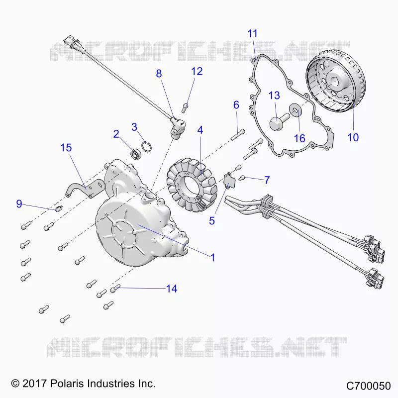 ENGINE, STATOR AND FLYROUE