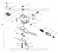 MAITRE CYLINDRE  440 XCR SP X951660 (4932833283B007)